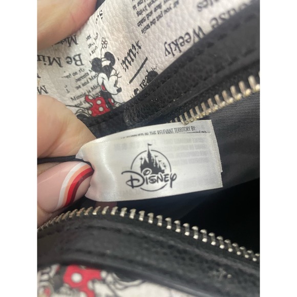 Disney parks Micky and Minnie newspaper satchel - Picture 4 of 4